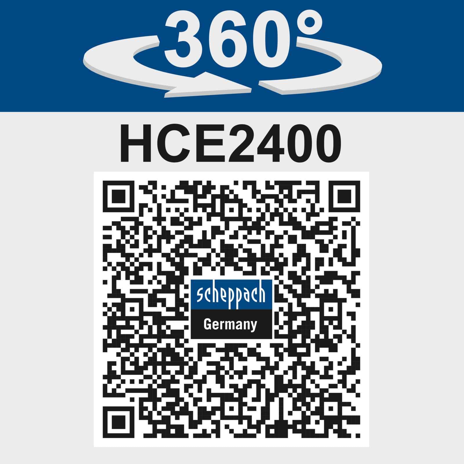 Scheppach HCE2400 Hochdruckreiniger, 2400W, 180 bar, 480 l/h, 5m Schlauch, Reinigungsmitteltank, 7-tlg Zubehör, mobiler Flächenreiniger