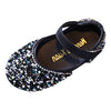 Mädchen Pailletten Kristall Prinzessinnen Schuhe Mary Jane Festliche Kleidschuhe Rutschfeste Weichen Sohlen Fasching Party Hochzeit Ballerina Schuhe Kinder Abendschuhe