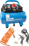 Güde Kompressor Airpower 190/08/6, 1100W, 6L, 8 bar, 145 l/min, ölfrei, Druckminderer, Manometer, Zubehör 6-tlg., Note Sehr Gut